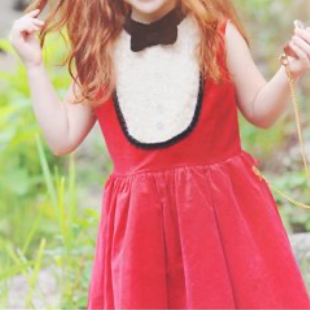 Harajuku Mini for Target by Gwen Stefani Tuxedo Red Dress Sz 6/6x - Picture 5 of 6